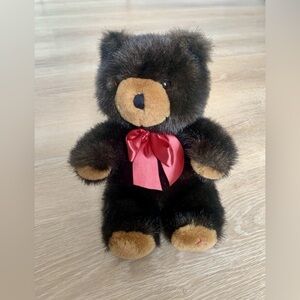 RARE Harrods Christmas Bear 1990 – 8” Foot-Dated Plush Teddy – Mint Collectible